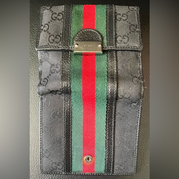 Gucci GG Mono Sherry Line Black compact wallet - Picture 11 of 11